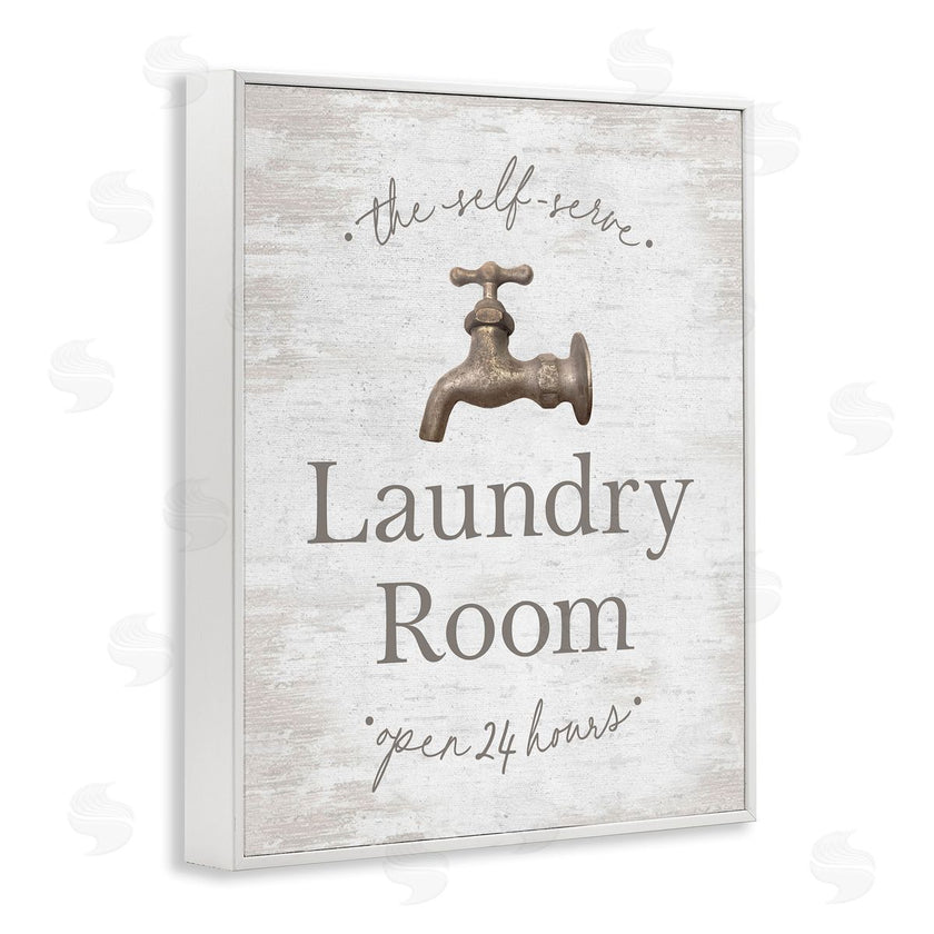 Lettered and Lined | Distressed Laundry Room
