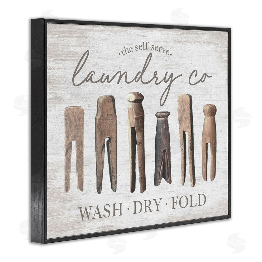 Lettered and Lined | Rustic Laundry Clothespins