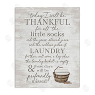 Lettered and Lined | Heartfelt Laundry Phrase