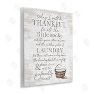 Lettered and Lined | Heartfelt Laundry Phrase