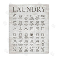 Lettered and Lined | Laundry Symbols Guide