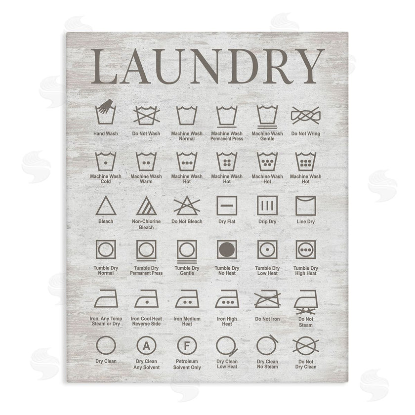 Lettered and Lined | Laundry Symbols Guide