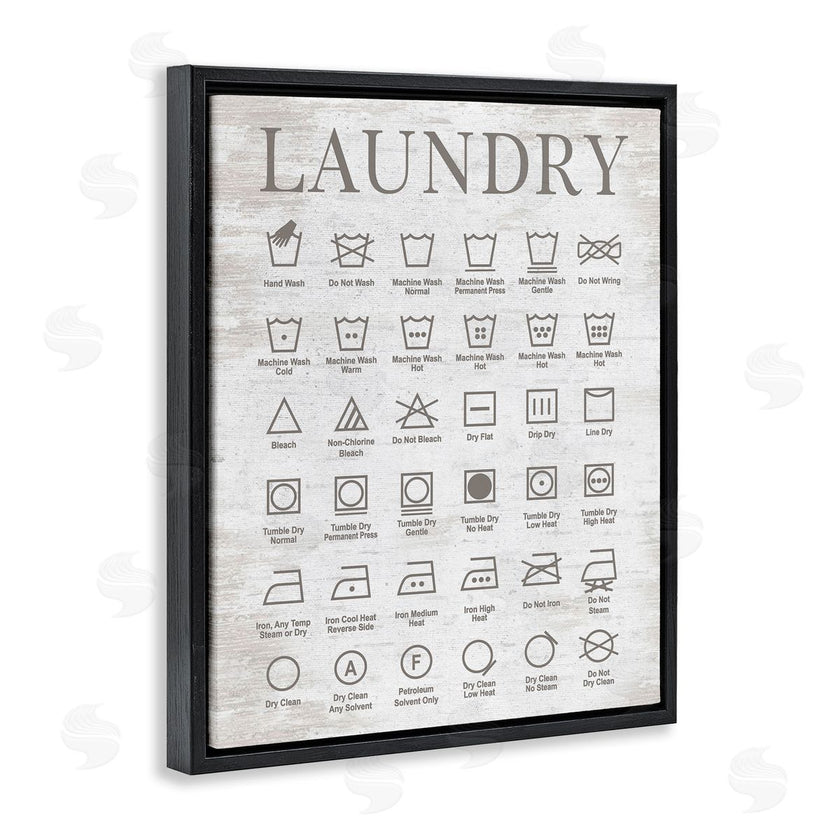 Lettered and Lined | Laundry Symbols Guide