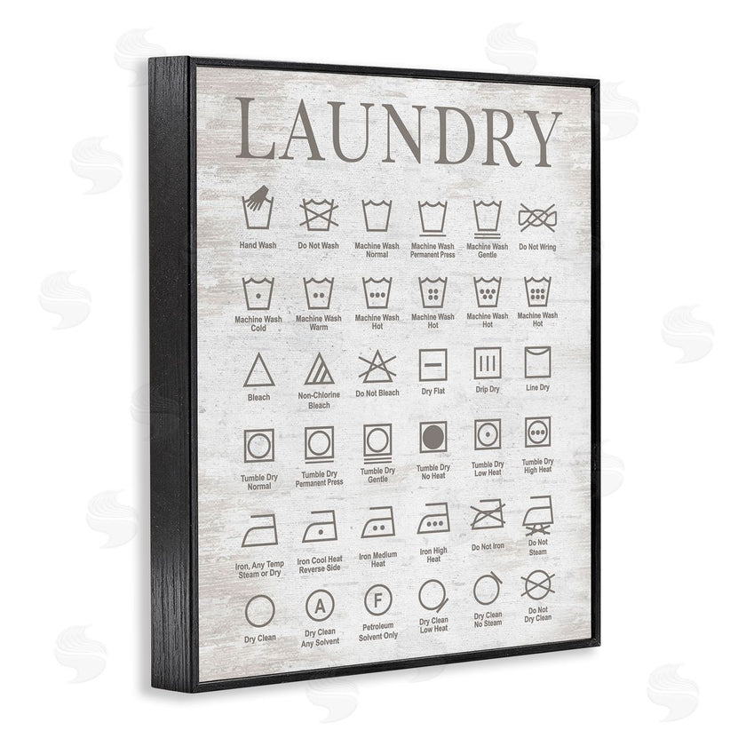 Lettered and Lined | Laundry Symbols Guide