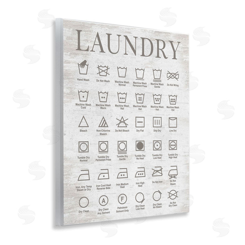 Lettered and Lined | Laundry Symbols Guide
