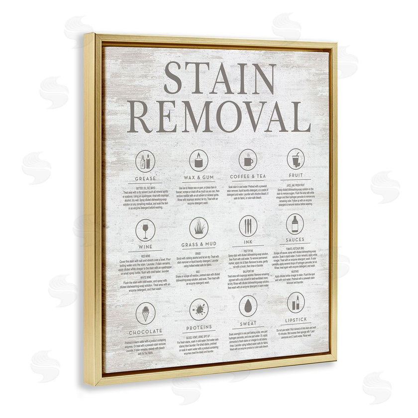 Lettered and Lined | Rustic Stain Removal