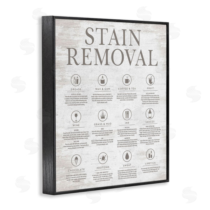 Lettered and Lined | Rustic Stain Removal