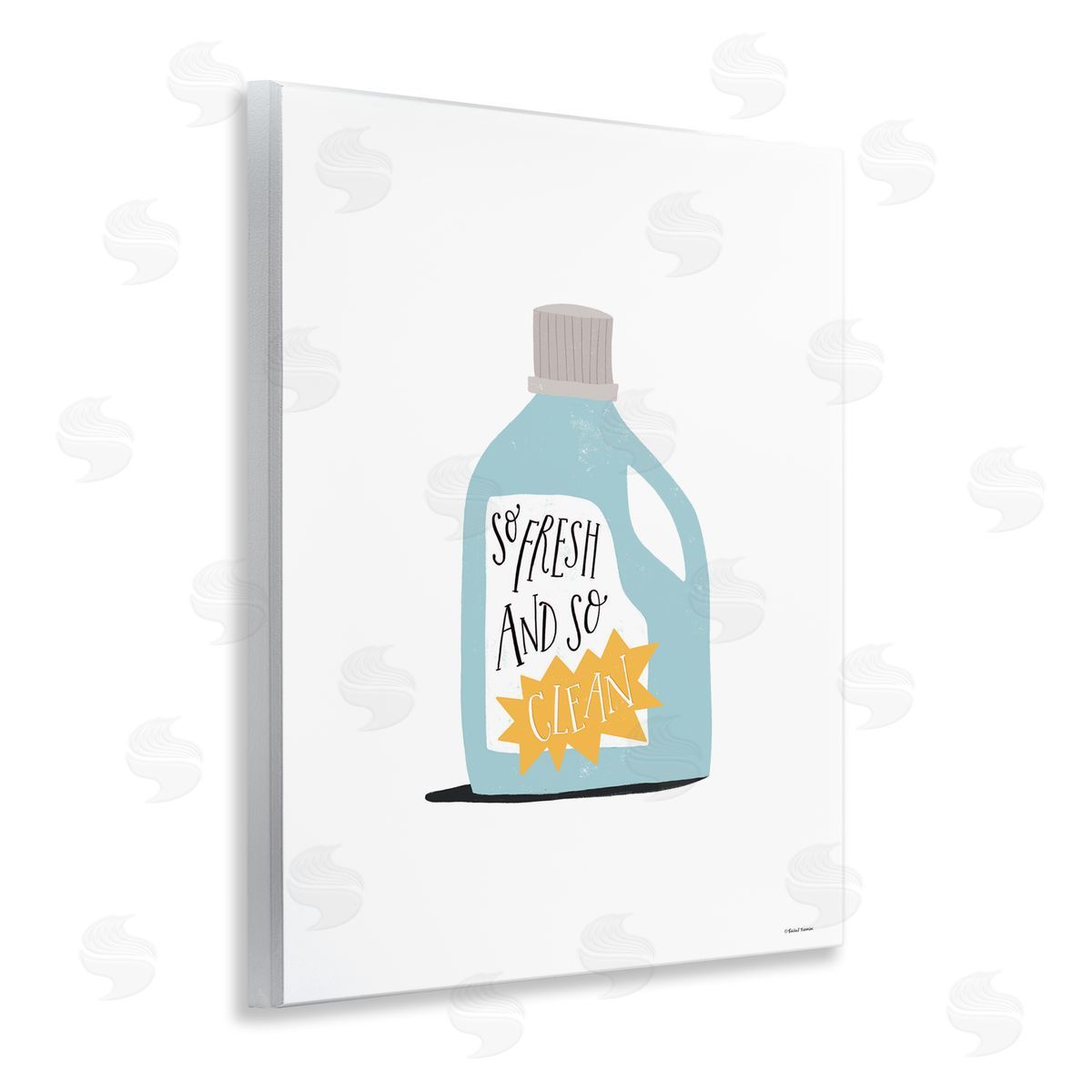 So Fresh and Clean Laundry Wood Plaque Wall Art, Home Decor by Rachel Nieman