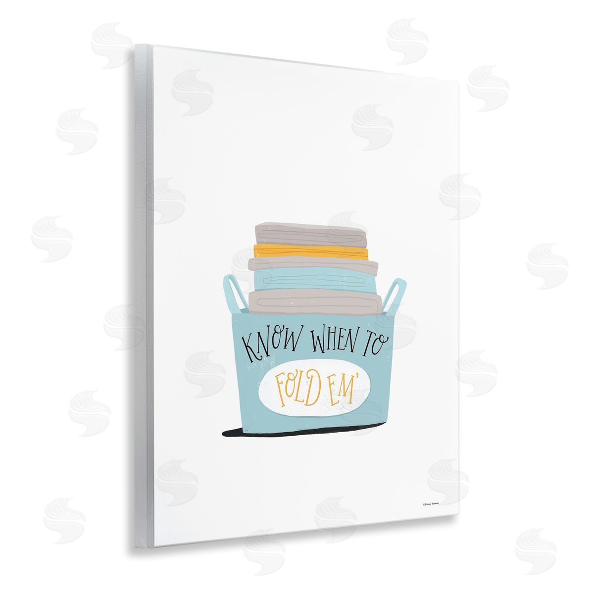 Know When to Fold Wood Plaque Wall Art, Home Decor by Rachel Nieman