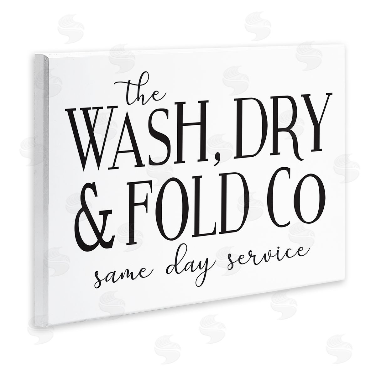 Same Day Service Laundry Wood Plaque Wall Art, Home Decor by Lettered and Lined
