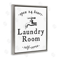 Lettered and Lined | Self Serve Laundry