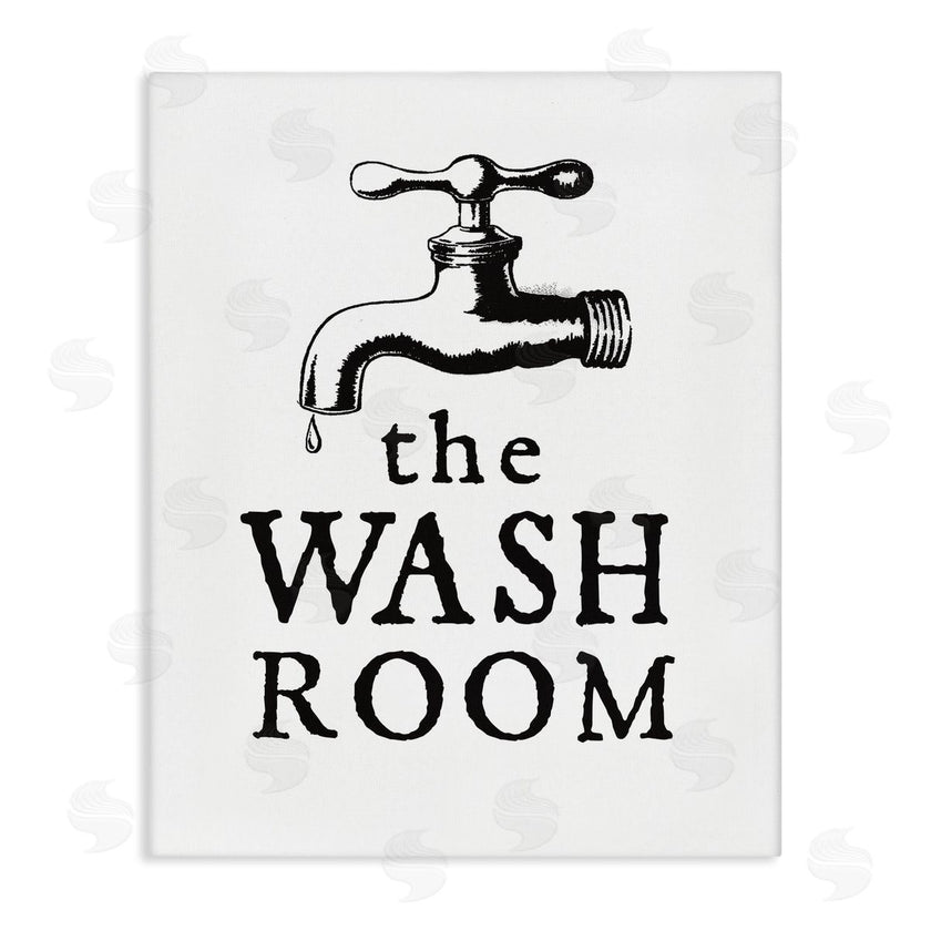 Lettered and Lined | Vintage Wash Room