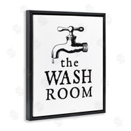 Lettered and Lined | Vintage Wash Room