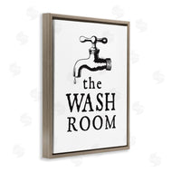 Lettered and Lined | Vintage Wash Room