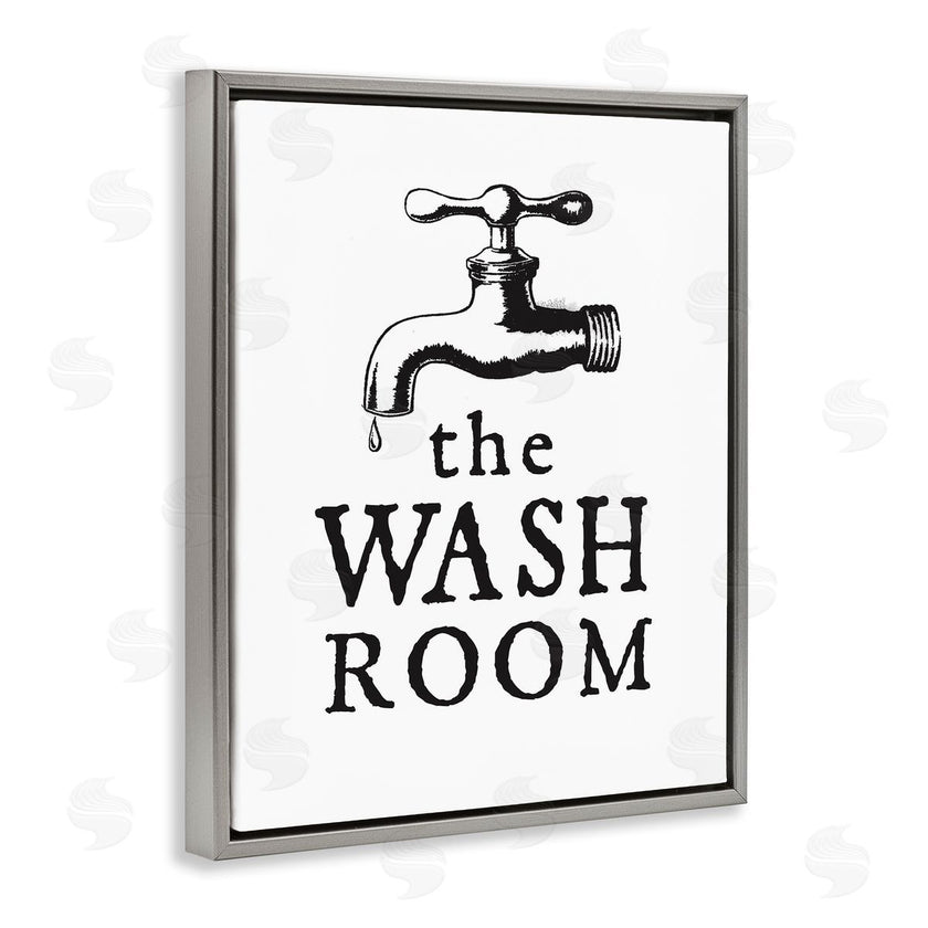 Lettered and Lined | Vintage Wash Room