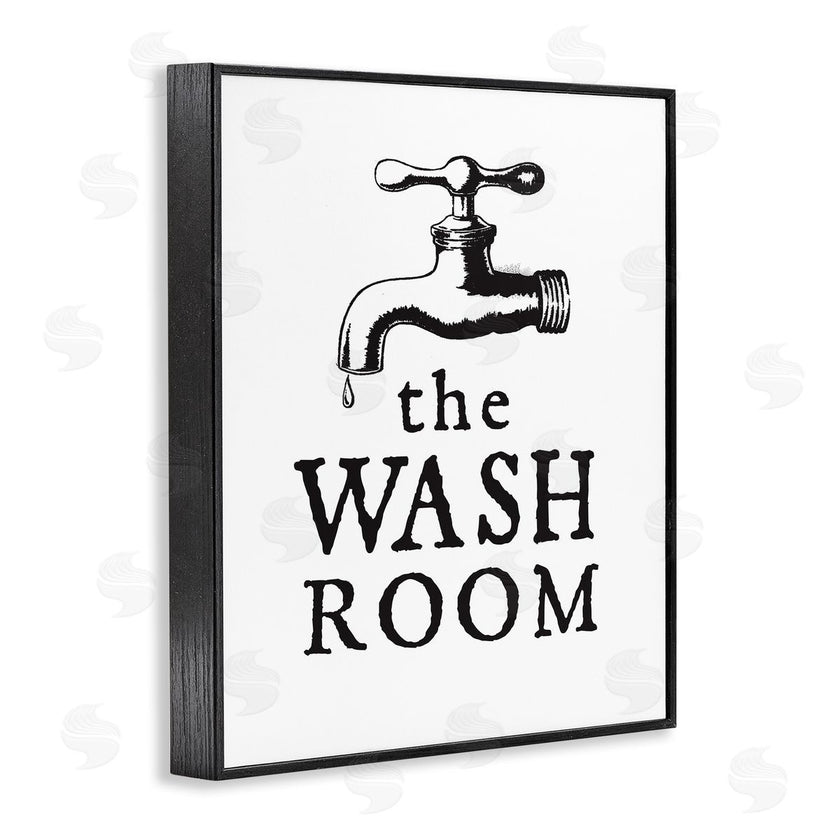Lettered and Lined | Vintage Wash Room