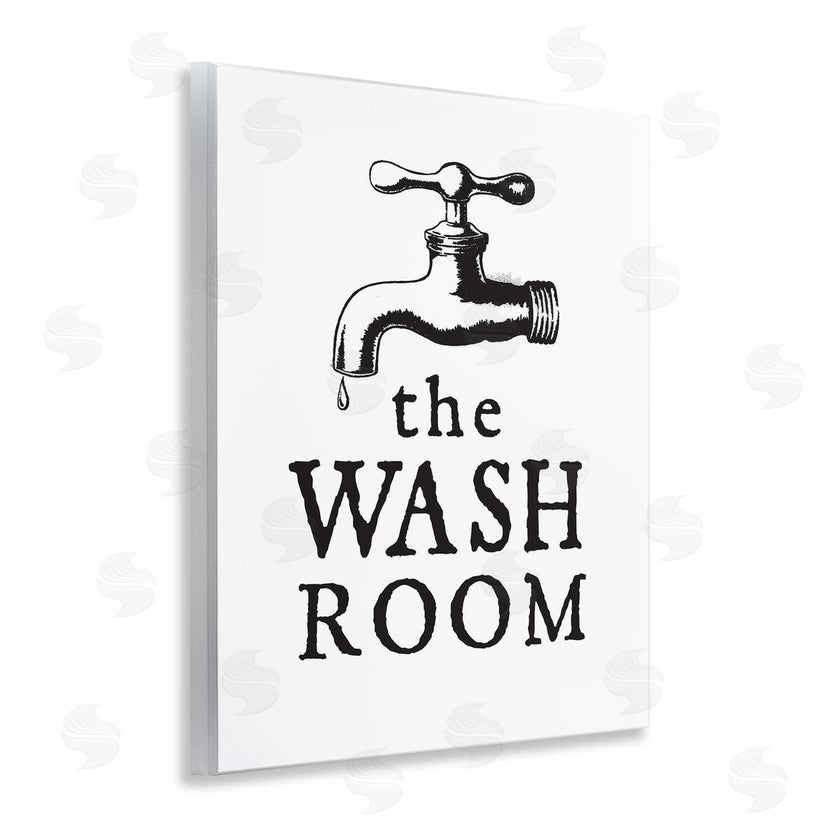Lettered and Lined | Vintage Wash Room
