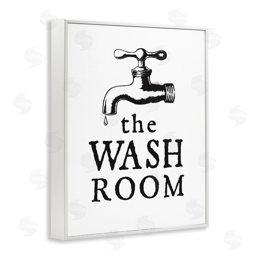 Lettered and Lined | Vintage Wash Room