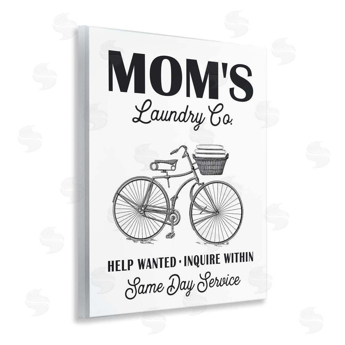 Mom's Laundry Co Wood Plaque Wall Art, Home Decor by Lettered and Lined