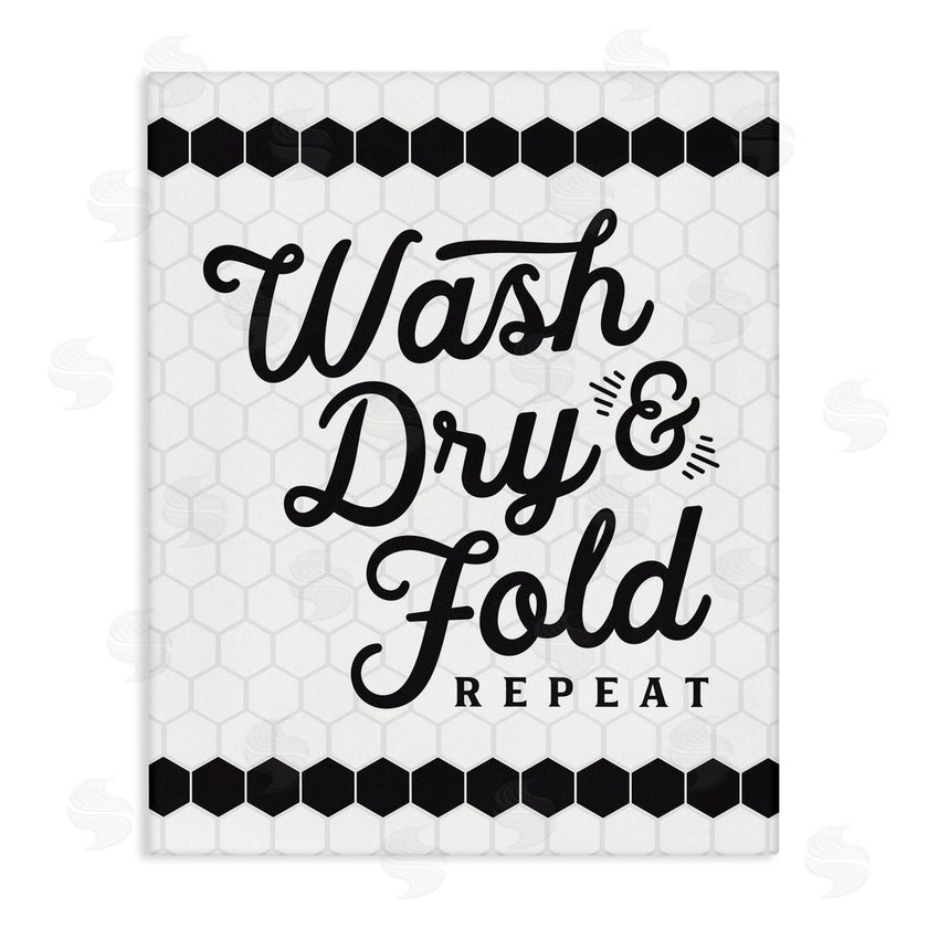 Lettered and Lined | Geometric Laundry Phrase
