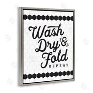 Lettered and Lined | Geometric Laundry Phrase