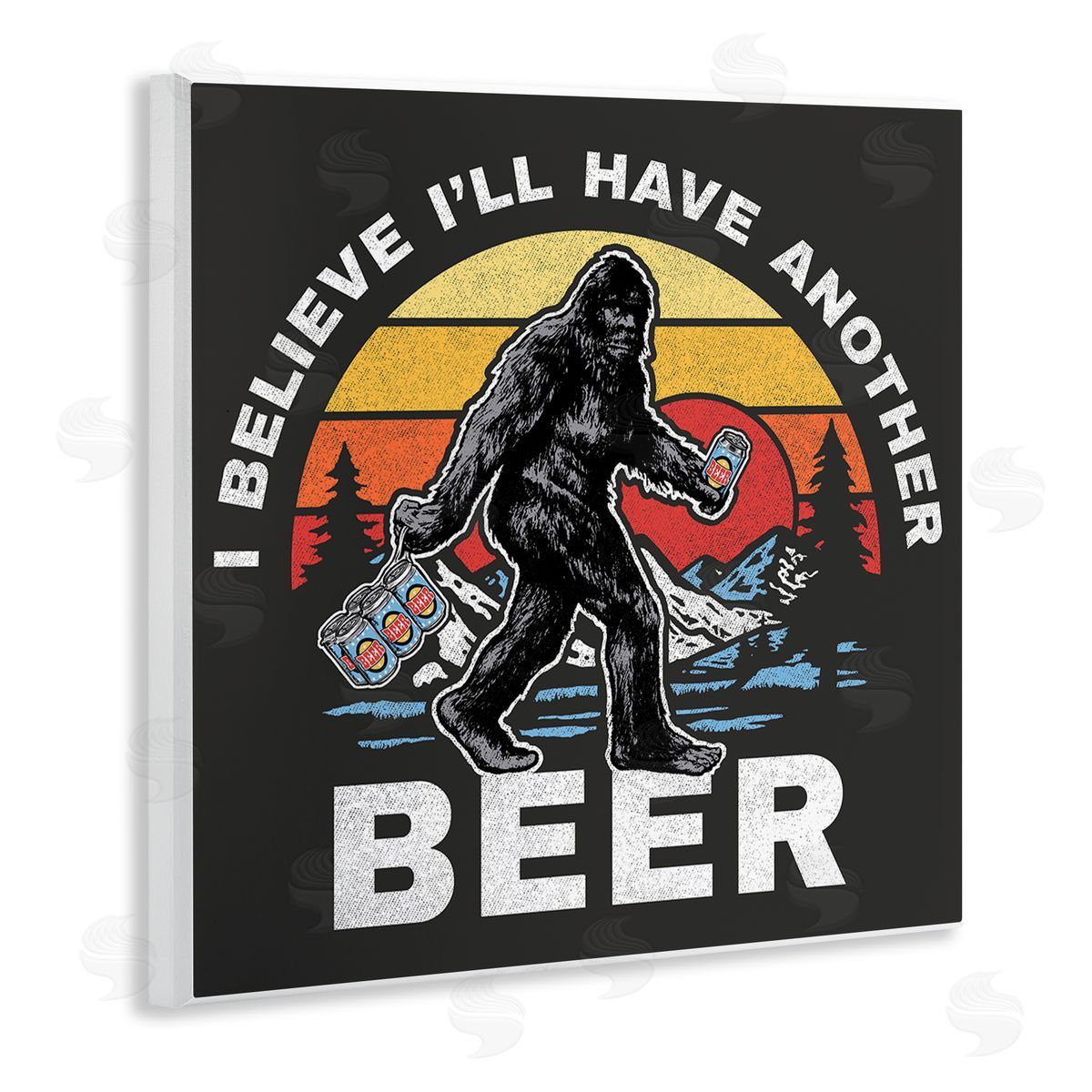 Another Beer Monster Wood Plaque Wall Art, Home Decor by Jedco Brands, Inc.