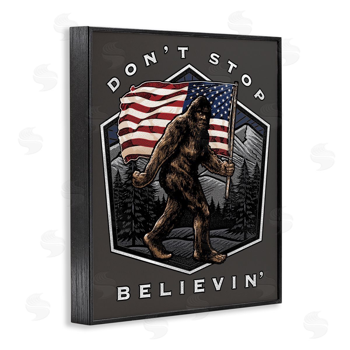 Don't Stop Believing Black Frame Print Wall Art, Home Decor by Jedco Brands, Inc.