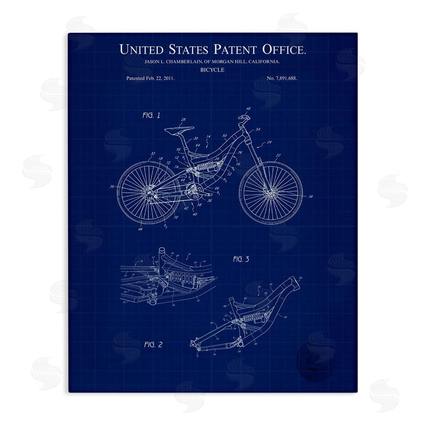 Karl Hronek | Detailed Bicycle Blueprint
