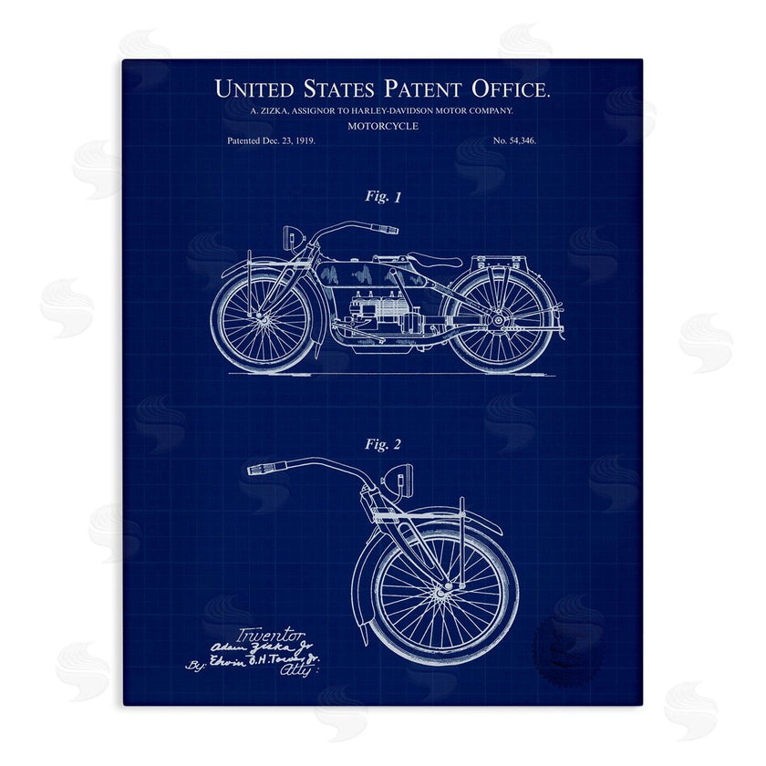 Karl Hronek | Detailed Motorcycle Blueprint