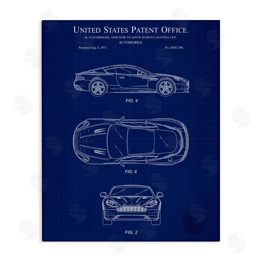 Karl Hronek | Automobile Patent Blueprint