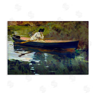 CAD Designs | Thoughtful Woman on Canoe