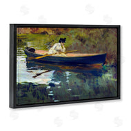 CAD Designs | Thoughtful Woman on Canoe