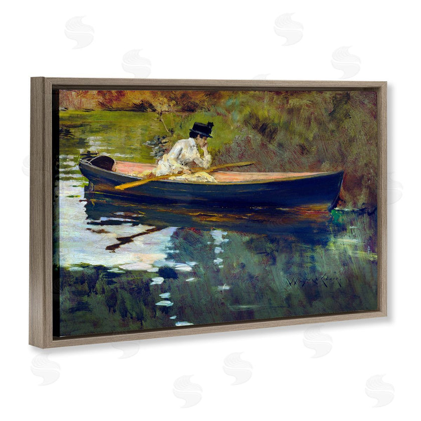 CAD Designs | Thoughtful Woman on Canoe