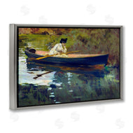 CAD Designs | Thoughtful Woman on Canoe