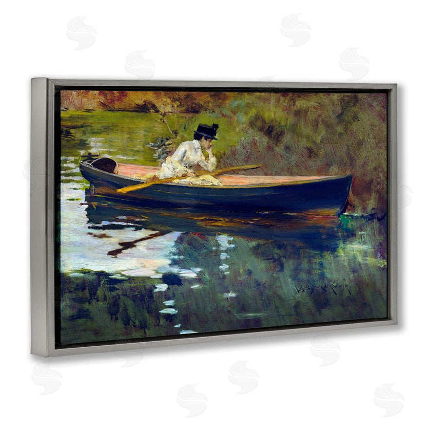 CAD Designs | Thoughtful Woman on Canoe