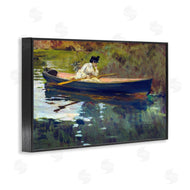 CAD Designs | Thoughtful Woman on Canoe