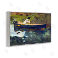 CAD Designs | Thoughtful Woman on Canoe