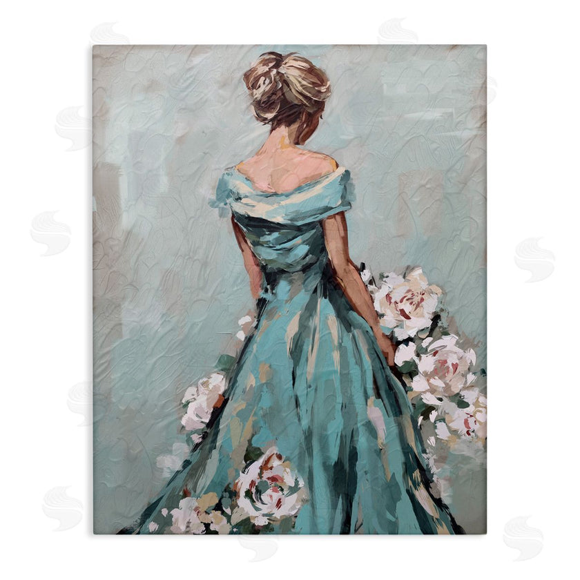 Ziwei Li | Floral Woman in Gown