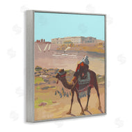 Stupell Studio | Camel in Desert Town