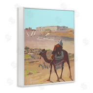 Stupell Studio | Camel in Desert Town