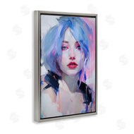 Roozbeh Bahramali | Blue Haired Woman Visage