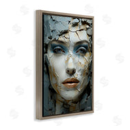 Roozbeh Bahramali | Cracked Face Abstraction