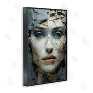 Roozbeh Bahramali | Cracked Face Abstraction