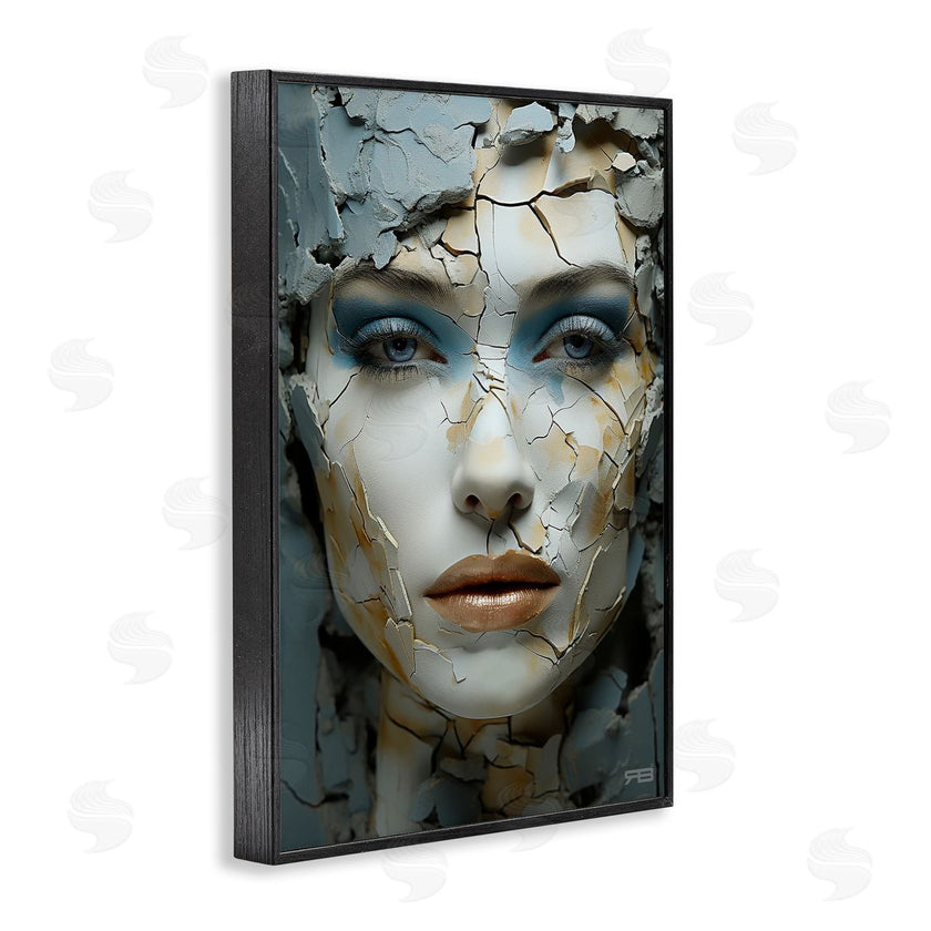 Roozbeh Bahramali | Cracked Face Abstraction