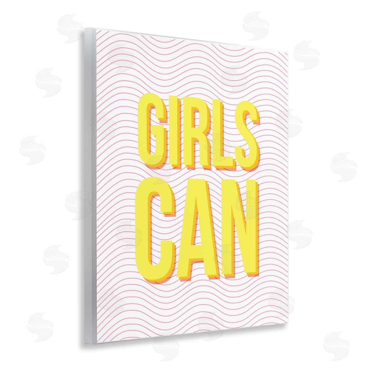 Inspiring Girls Can Wood Plaque Wall Art, Home Decor by Stupell Studio