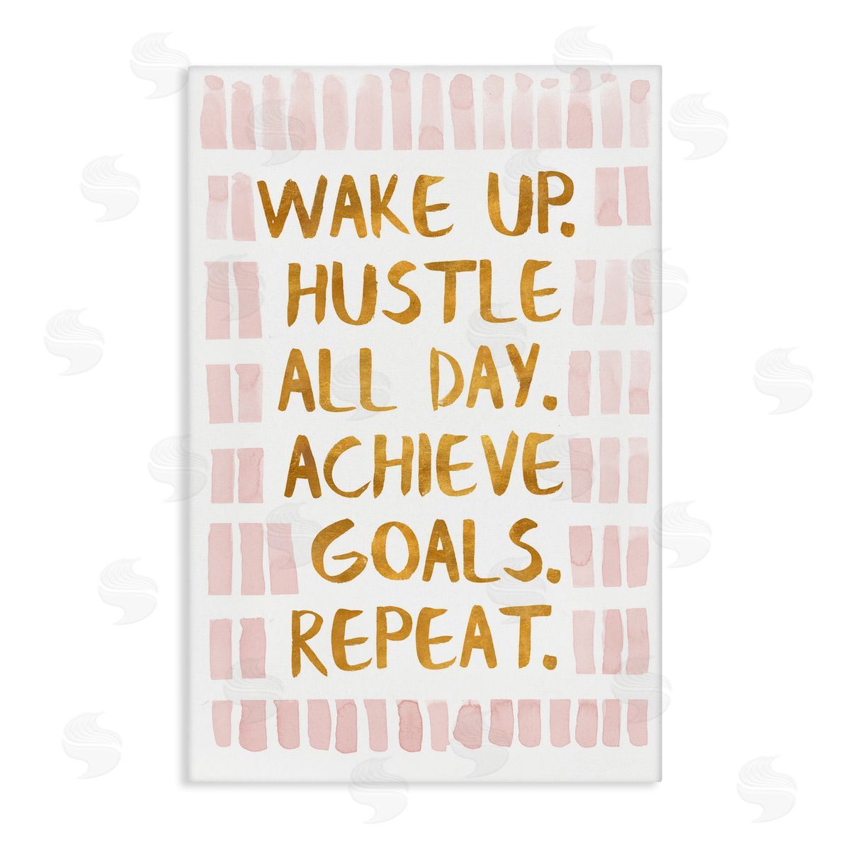 Wake Up and Hustle Canvas Wall Art, Home Decor by Sd Graphics Studio