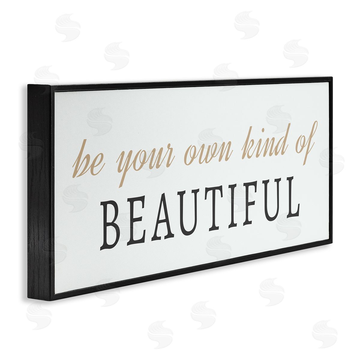 Own Kind Of Beautiful Black Frame Print Wall Art, Home Decor by Sd Graphics Studio