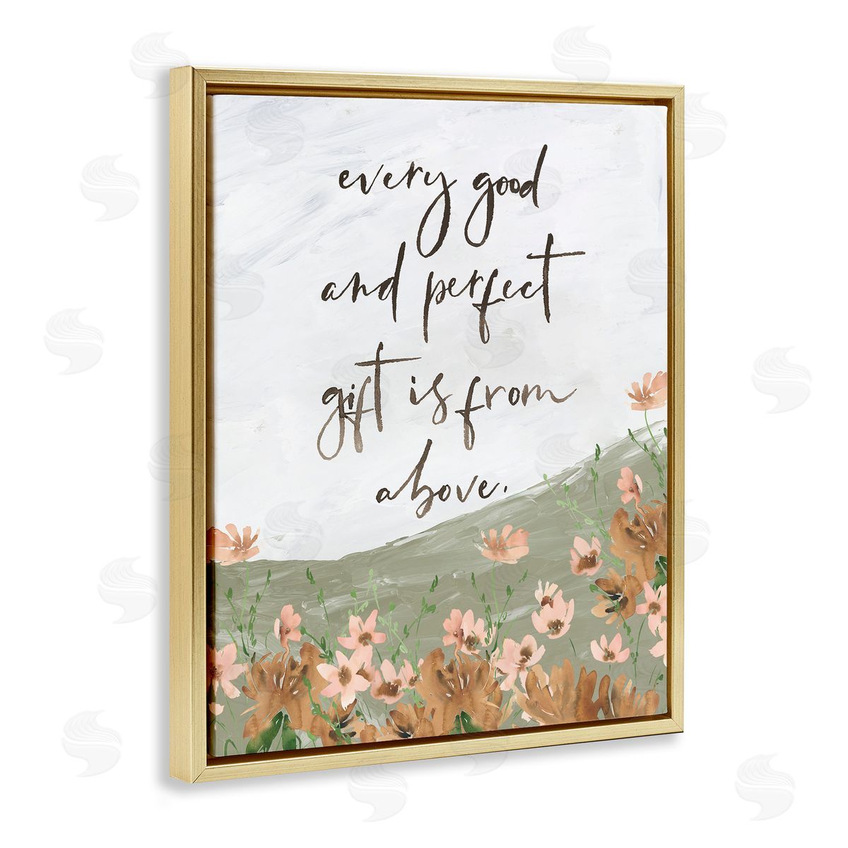 Gifts From Above Gold Floating Frame Canvas Wall Art, Home Decor by Lucille Price