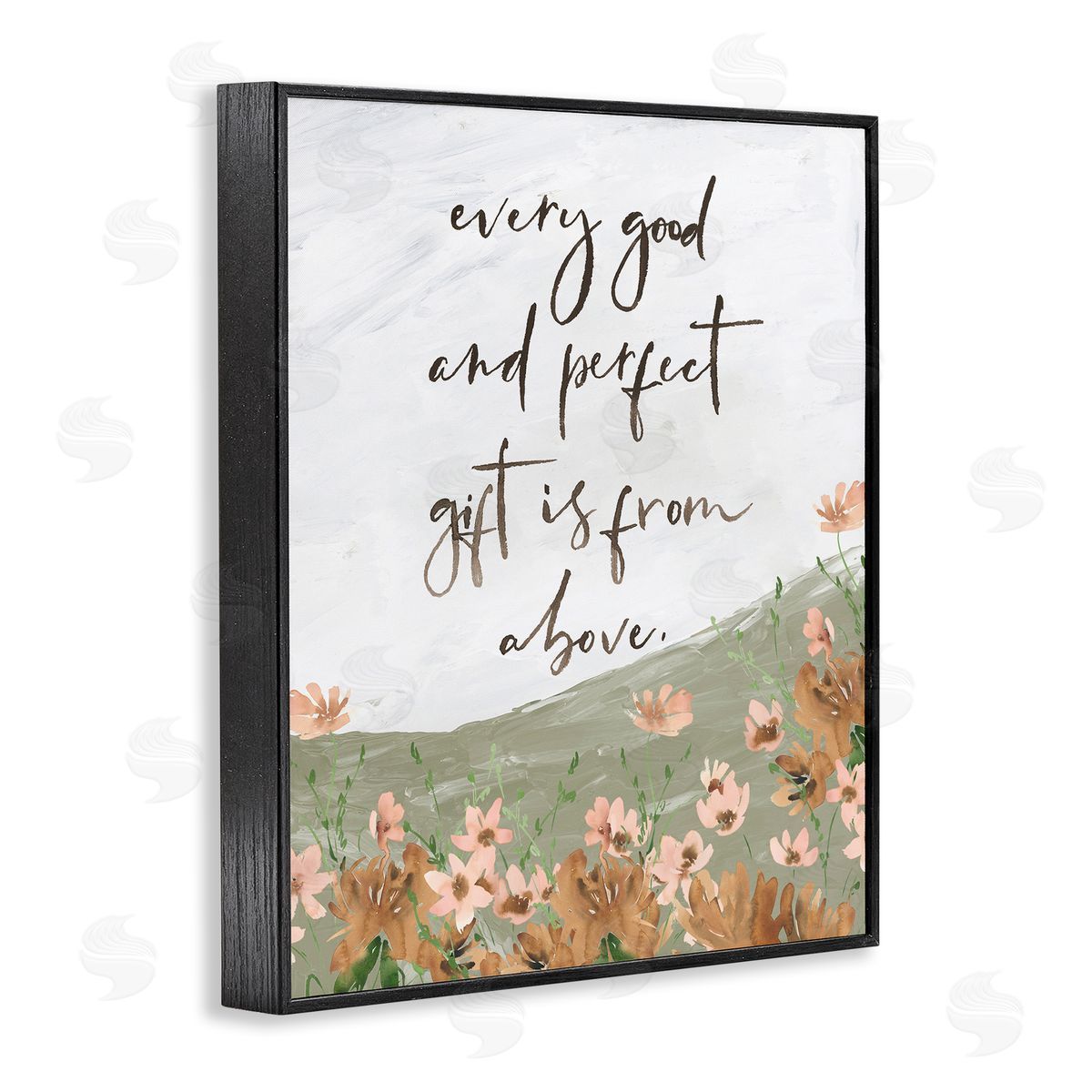 Gifts From Above Black Frame Print Wall Art, Home Decor by Lucille Price