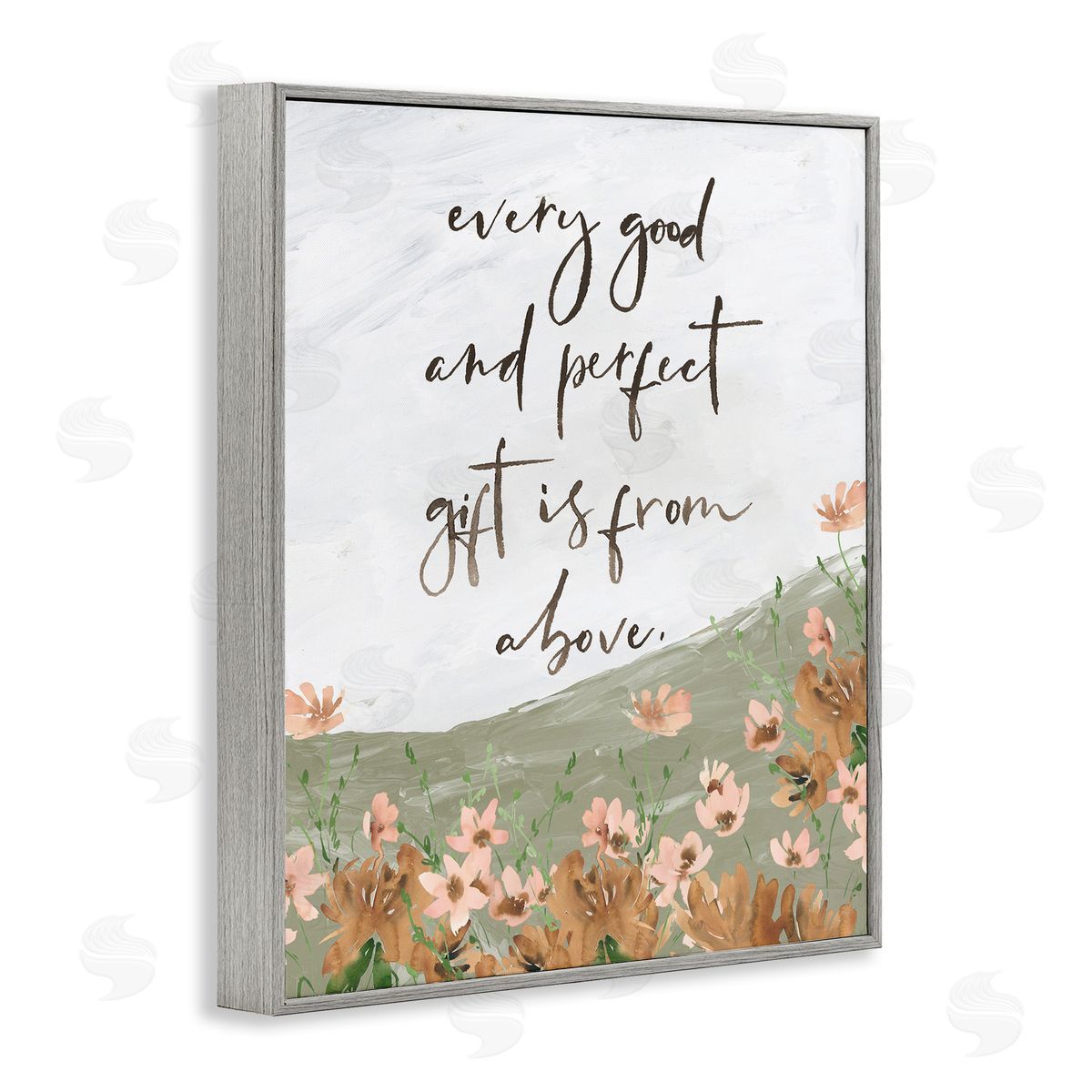 Gifts From Above Grey Frame Print Wall Art, Home Decor by Lucille Price